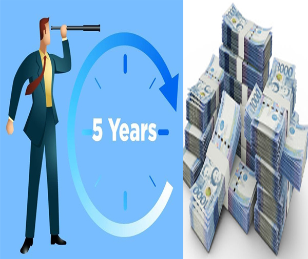 Time is money concept with stopwatch and dollar banknotes